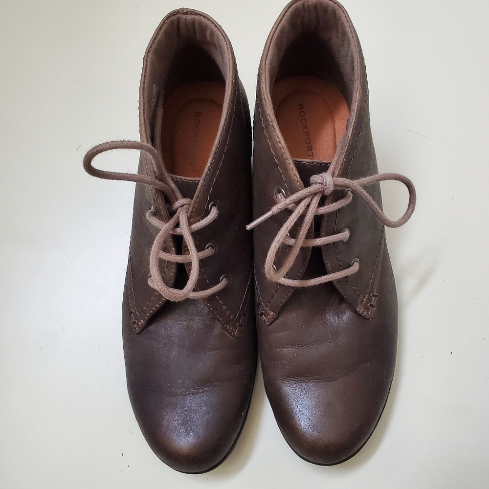 Rockport Laceup Leather Ankle Boots - Picture 6 of 6